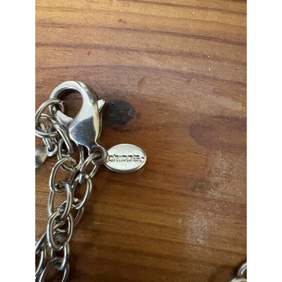 CHICO'S Multi Strand Floating Necklace Multi-color Bead Tube Beaded Tribal - Picture 9 of 11